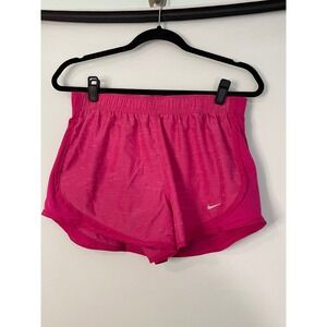 Nike‎ Dri Fit Pink Athletic Shorts Women's Size Medium Running Gym Workout